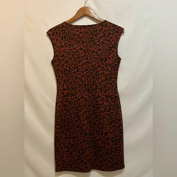 Nine West Women’s Sleeveless Animal Print Dress Size Small - Never Worn - Picture 2 of 6